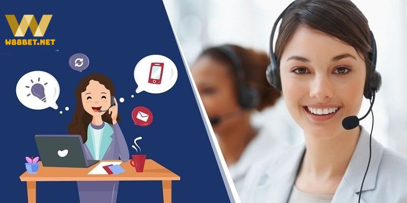 Gọi tới hotline của tổng đài W88 để được hỗ trợ