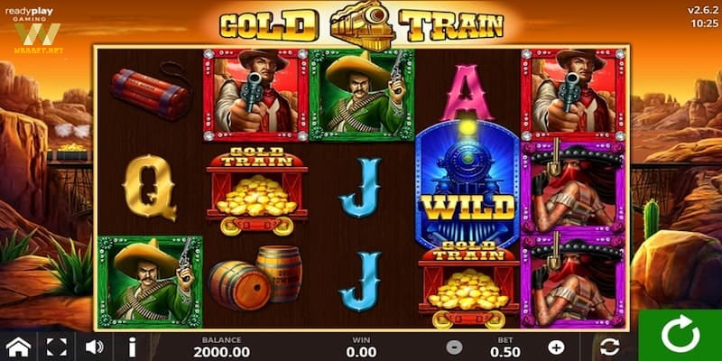 Săn thưởng lớn với Gold Train slot game W88