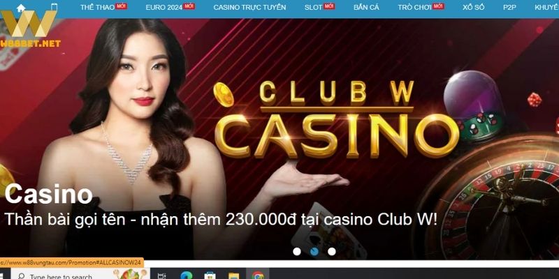 Cá cược casino W88