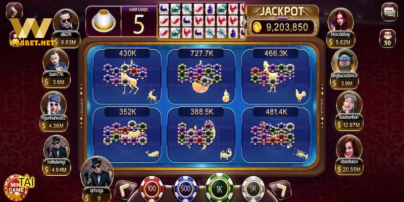 Ưu điểm khi chơi Bầu Cua tại cổng game W88