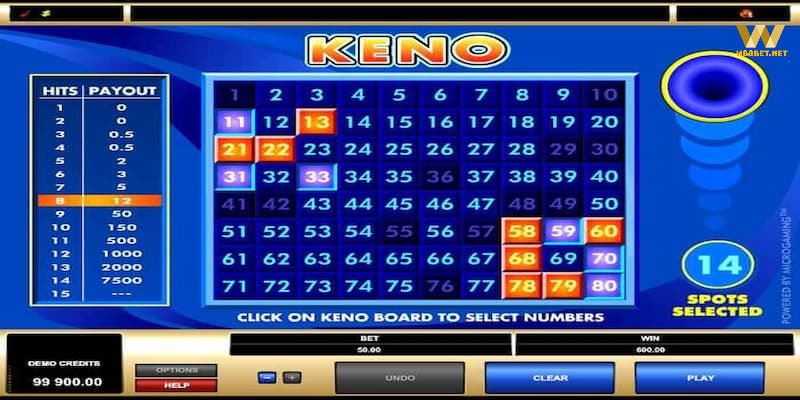 Tìm hiểu về Keno Online