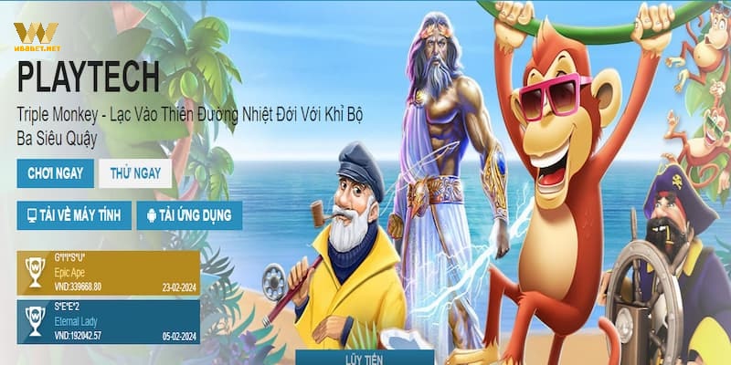 Slot PlayTech đầy thú vị với không gian giải trí siêu cuốn tại W88